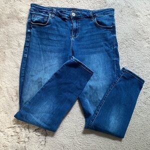 Kut From The Kloth Size 16S Jeans High Rise Toothpick Skinny Medium Wash Denim